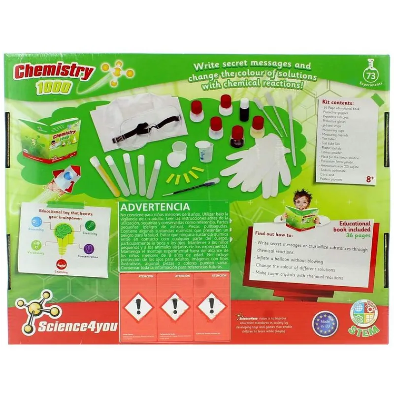 SCIENCE 4 YOU Química 1000- Juegos Y Juguetes Educativos