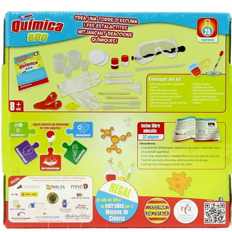 SCIENCE 4 YOU Artículos En Catalán|Juegos Y Juguetes Educativos|Química 600 Catalán