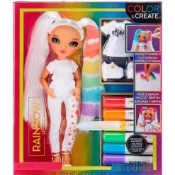 MGA Rainbow High Colour & Create Muñeca Ojos Verdes- Muñecas