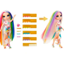 MGA Muñecas|Rainbow High Hair Chalk & Style Muñeca Amaya