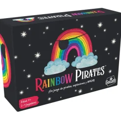 GOLIATH Rainbow Pirates Juego Cartas- Juegos De Mesa|Amigos Y Familia