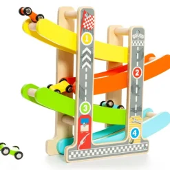 MOLTO Rampa Coches de Madera- Vehículos, Trenes Y Parkings|Juegos De Madera