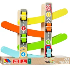 MOLTO Rampa Coches de Madera- Vehículos, Trenes Y Parkings|Juegos De Madera