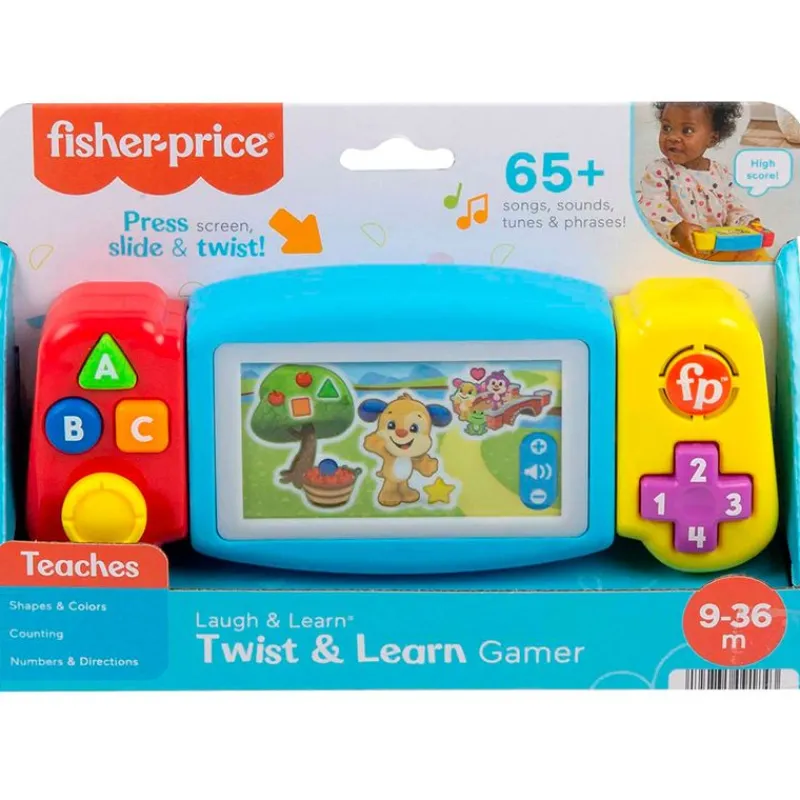 FISHER PRICE Primera Infancia Y Preescolar|Ríe y Aprende Consola Portátil