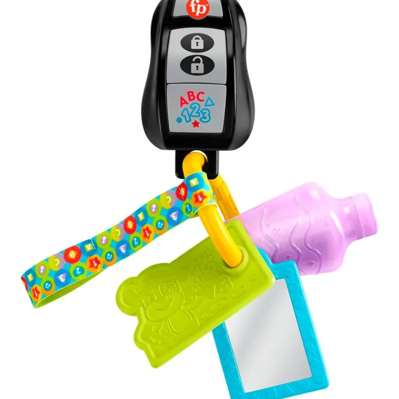 FISHER PRICE Sonajeros|Primera Infancia Y Preescolar|Ríe y Aprende Llavero de Actividades