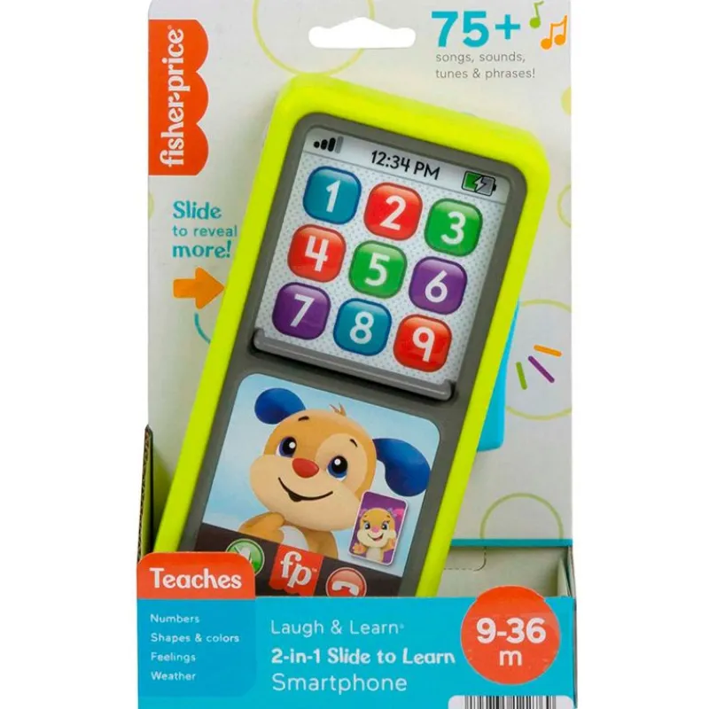 FISHER PRICE Ríe y Aprende Smartphone Teléfono Infantil- Primera Infancia Y Preescolar