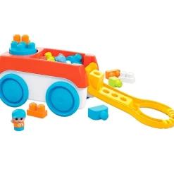 MEGABLOKS Remolque con Bloques de Construcción- Puzzles Y Construcciones