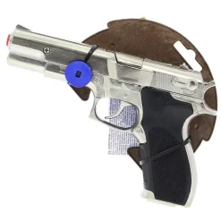 GONHER Revolver de Policia 8 Tiros- Juegos Y Juguetes De Imitación