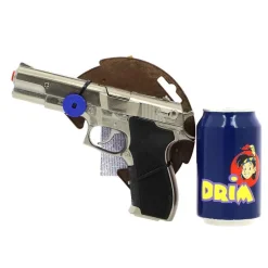 GONHER Revolver de Policia 8 Tiros- Juegos Y Juguetes De Imitación
