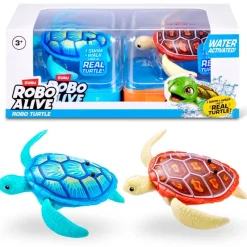 BANDAI Robo Alive Pack Tortugas Acuáticas Surtidas- Muñecas