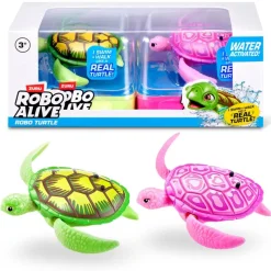 BANDAI Robo Alive Pack Tortugas Acuáticas Surtidas- Muñecas