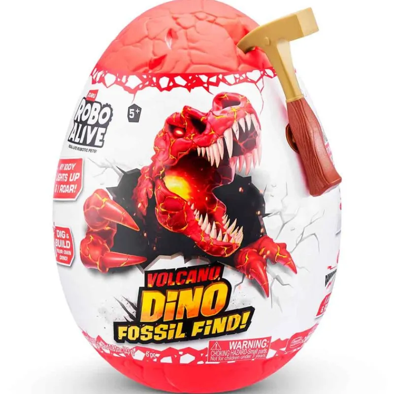 ZURU Robo Alive Volcano Dinosaurio Fossil Find Surtido- Figuras Y Figuras De Acción|Manualidades