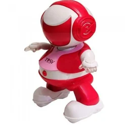 JUGUETRONICA Robot Bailarín Rojo Party Bot- Robots