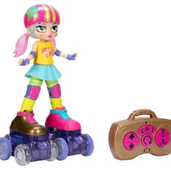 JAKKS PACIFIC Vehículos, Trenes Y Parkings|Coches Radio Control (R/C)|Rock N Rollerskate Rainbow Muñeca Patinadora R/C