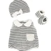 DRIM DISCOUNT Ropa de Muñeco Bebé con Gorrito 25 cm- Muñecas