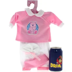 ROSA TOYS Muñecas|Ropita Bebé Pijama Rosa Osito