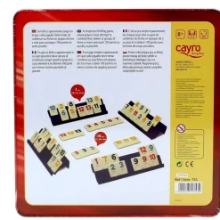 CAYRO Rummi Clásico en Caja de Metal- Juegos De Mesa