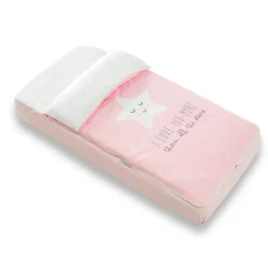 PETITE STAR Ropa De Cuna|Juegos De Madera|Saco nórdico cuna 60*120 I Love Rosa