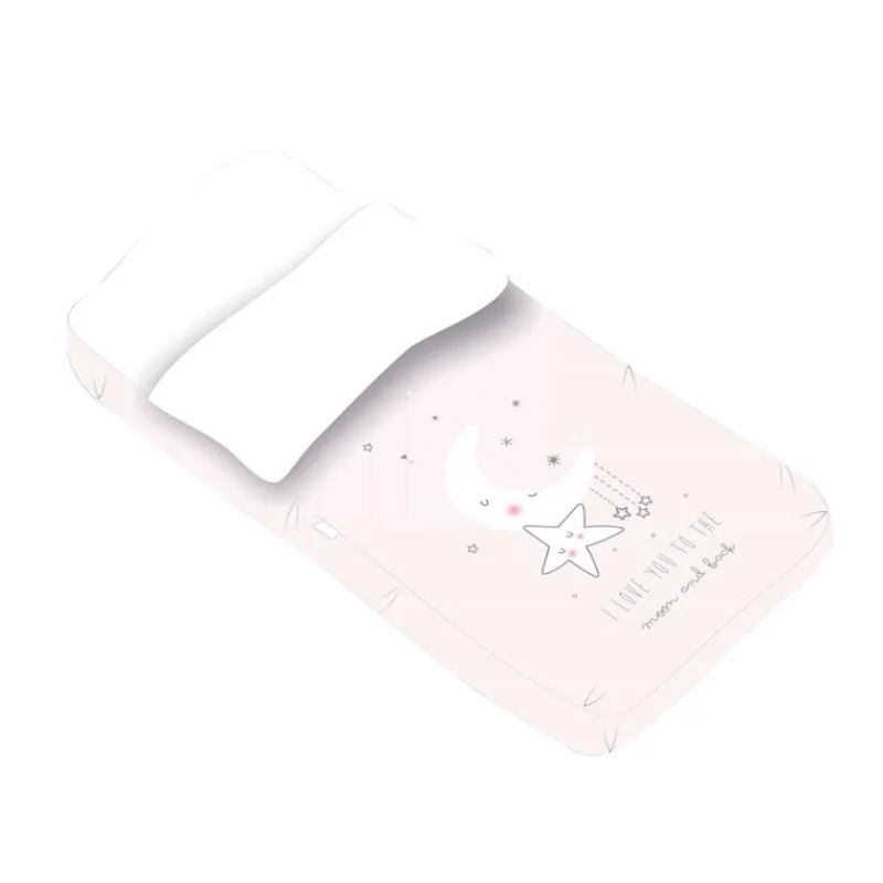 PIRULOS Ropa De Cuna|Juegos De Madera|Saco Nórdico para cuna 60x120 I Love Rosa