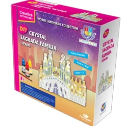 DRIM DISCOUNT Sagrada Familia con Luz para Decorar- Manualidades