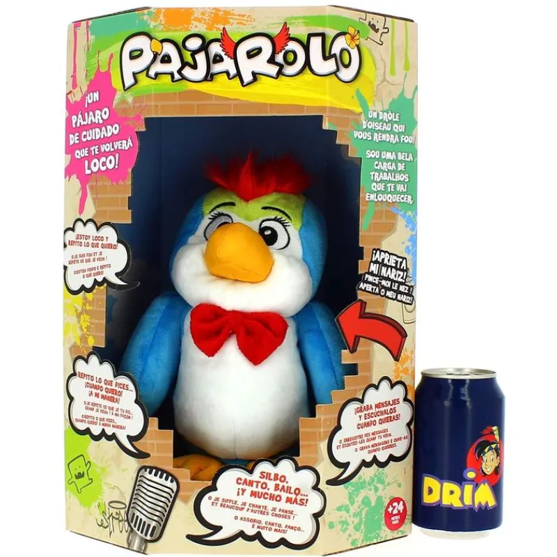 CHICOS Scampies Pajarolo Loro Repite Todo- Electrónicos