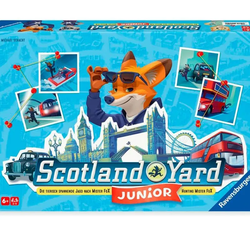 RAVENSBURGER Amigos Y Familia|Juegos De Mesa|Scotland Yard Junior Juego Mesa