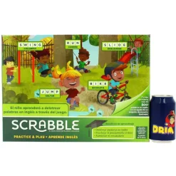 MATTEL Scrabble Aprende Inglés- Juegos De Mesa