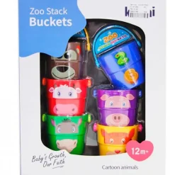 DRIM DISCOUNT Set Apilables Zoo- Primera Infancia Y Preescolar