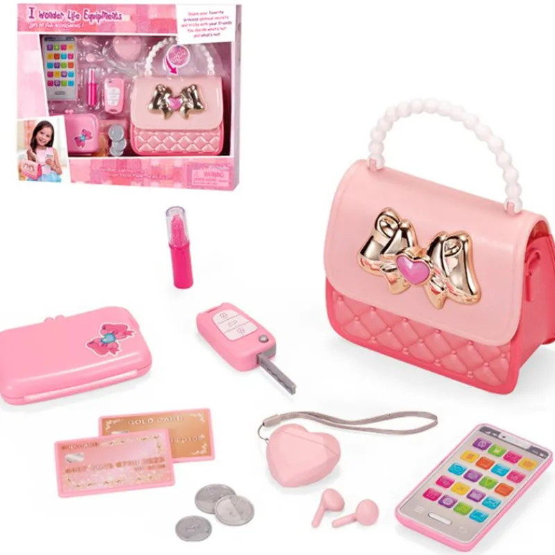 DRIM DISCOUNT Juegos Y Juguetes De Imitación|Set de Belleza con Bolso y Accesorios Infantiles