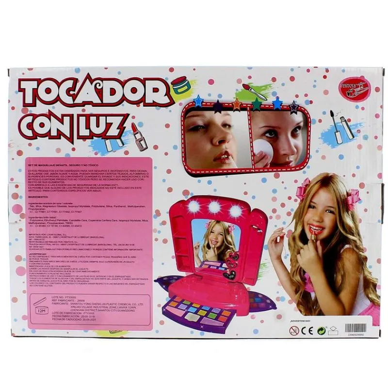 DRIM DISCOUNT Juegos Y Juguetes De Imitación|Set de Maquillaje Infantil con Tocador