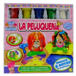 DRIM DISCOUNT Manualidades|Set Plastilina Peluquería con 5 Botes