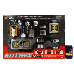 DRIM DISCOUNT Set Utensilios de Cocina Infantiles- Juegos Y Juguetes De Imitación