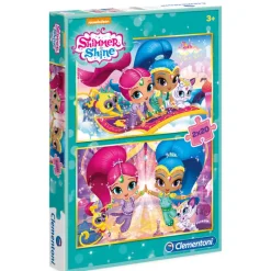 CLEMENTONI Puzzles Y Construcciones|Shimmer and Shine Puzzle 2x20 Piezas