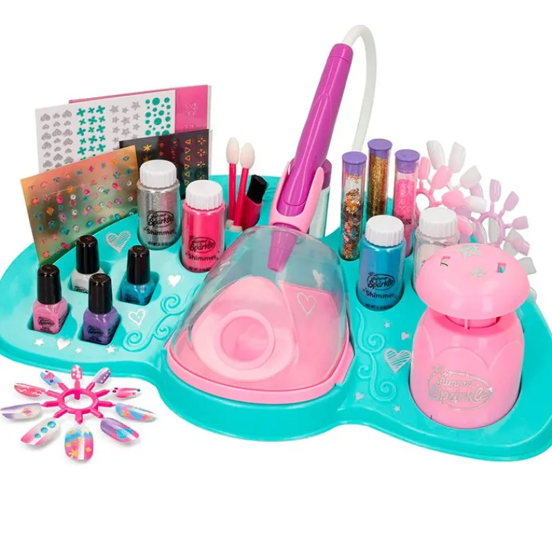 COLOR BABY Shimmer Estudio Uñas con Aerógrafo- Juegos Y Juguetes De Imitación