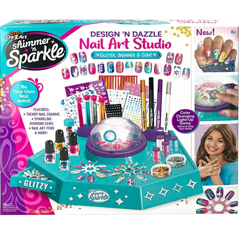 COLOR BABY Juegos Y Juguetes De Imitación|Shimmer n' Sparkle Estudio Uñas Artísticas