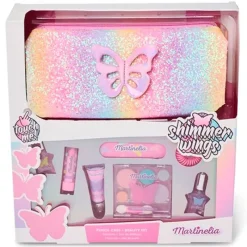 MARTINELIA Juegos Y Juguetes De Imitación|Shimmer Wings Pack Maquillaje Infantil y Estuche