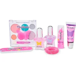MARTINELIA Juegos Y Juguetes De Imitación|Shimmer Wings Pack Maquillaje Infantil y Estuche