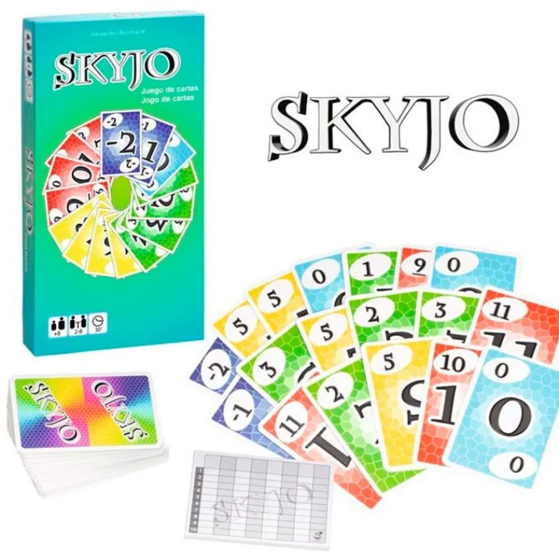 LÚDILO Skyjo Juego de Cartas- Amigos Y Familia|Juegos Y Juguetes Educativos
