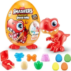 ZURU Smashers Junior Huevo Dinosaurio Grande Surtido- Figuras Y Figuras De Acción