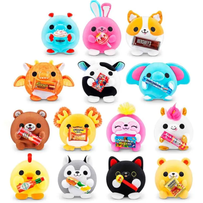 ZURU Manualidades|Snackles Bola Peluche Sorpresa