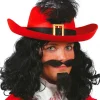 DRIM DISCOUNT Disfraces Y Complementos|Disfraces Y Complementos|Sombrero Mosquetero Rojo