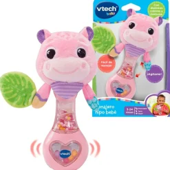 VTECH Primera Infancia Y Preescolar|Sonajero Hipo Bebé Rosa