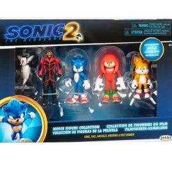 JAKKS PACIFIC Figuras Videojuegos|Figuras Y Figuras De Acción|Sonic 2 Pack 5 Figuras