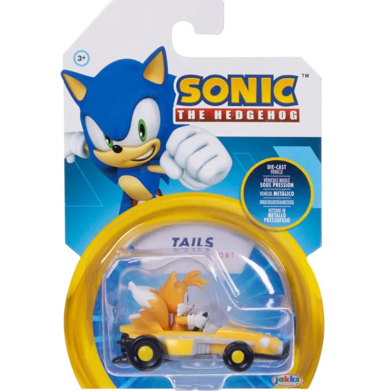JAKKS PACIFIC Sonic Mini Vehículo Serie 6 Individual Surtido- Vehículos, Trenes Y Parkings