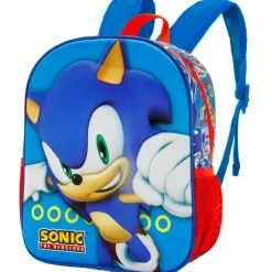 KARACTERMANIA Sonic Mochila Pequeña 3D- Escolar