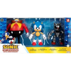 JAKKS PACIFIC Sonic Pack Figuras 30 Aniversario- Figuras Videojuegos|Figuras Y Figuras De Acción
