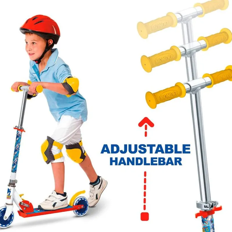 MONDO Bicicletas, Correpasillos Y Triciclos|Sonic Patinete Aluminio 2 Ruedas