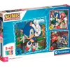 CLEMENTONI Puzzles Y Construcciones|Sonic Puzzle 3x48 Piezas