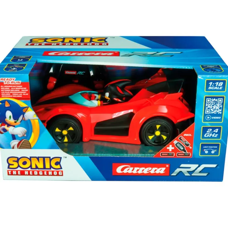 CARRERA Coches Radio Control (R/C)|Sonic Racing Vehículo Shadow Versión Rendimiento