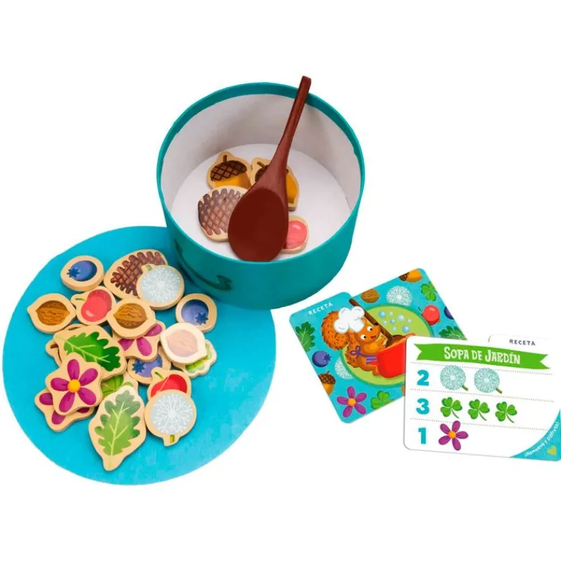 LÚDILO Amigos Y Familia|Juegos Y Juguetes Educativos|Sopa de Bellotas